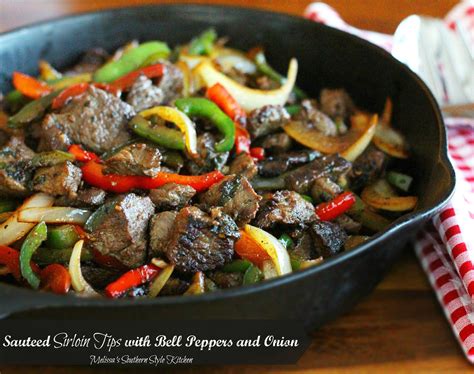 Sauteed Sirloin Tips With Bell Peppers And Onion ...
