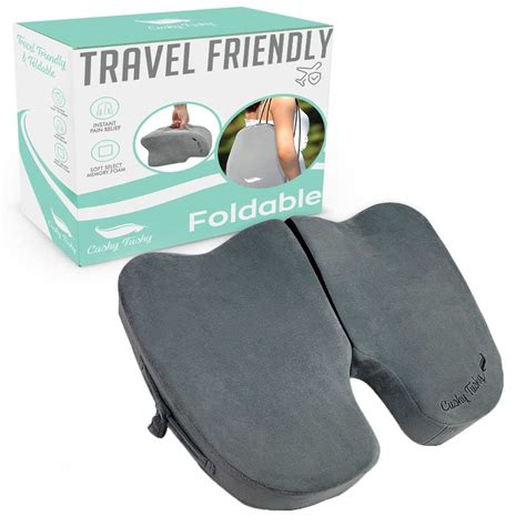 Buy Cushy Tushy Premium Foldable Travel Seat Cushion - for of Lower ...