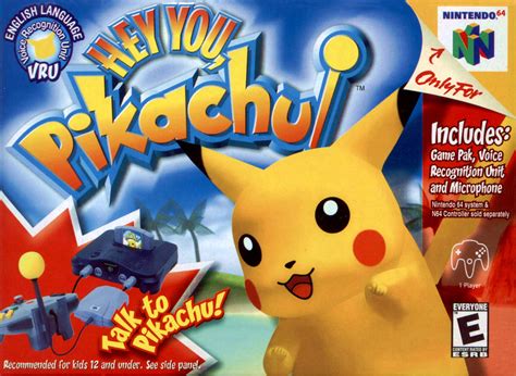 Hey You Pikachu VRU Nintendo 64 Game