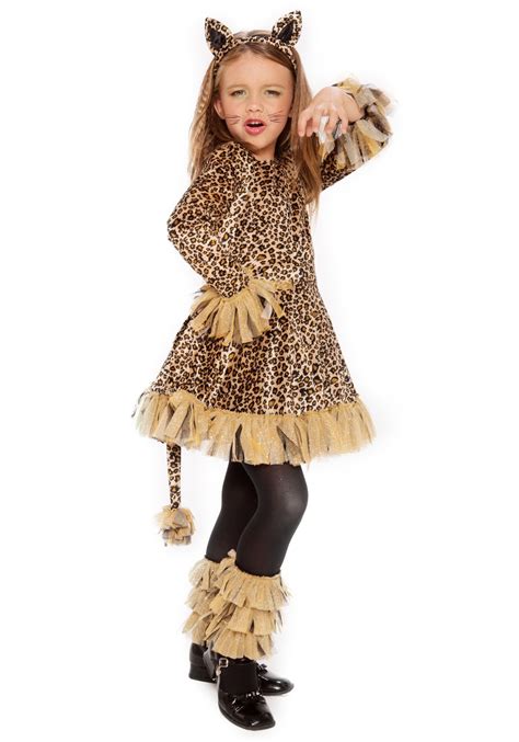 girls cheetah dress halloween - Google Search | Leopard costume ...