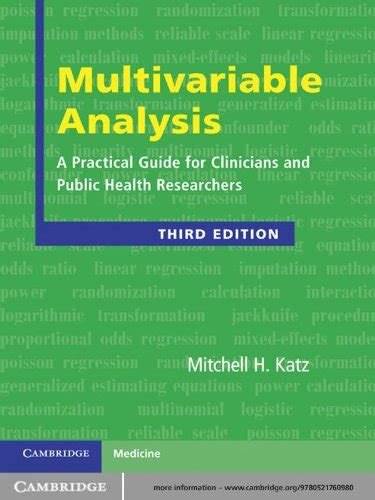 Multivariable Analysis: A Practical Guide for Clinicians and Public ...