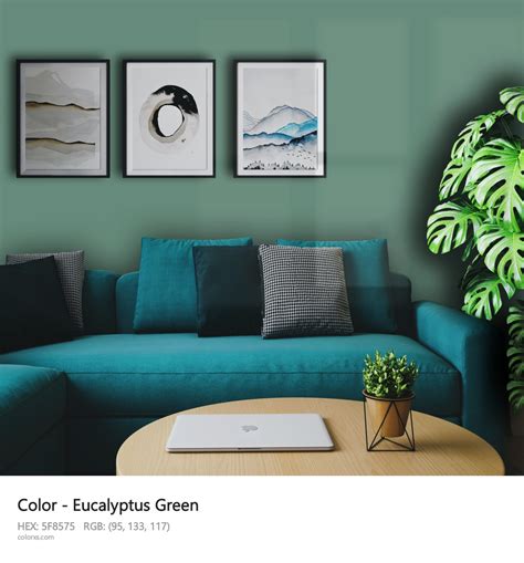 About Eucalyptus Green - Color codes and meaning | Matching colors and ...