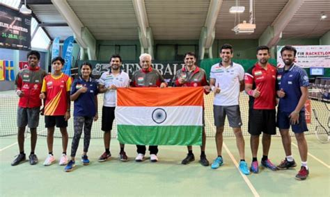 Indian racketlon team wins Nations Cup title in Austria, upsets Britain