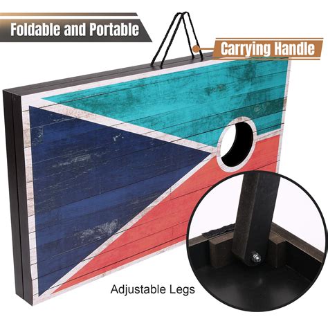 Snapklik.com : Outball Cornhole Set 4x2 Feet Regulation Size Corn Holes ...