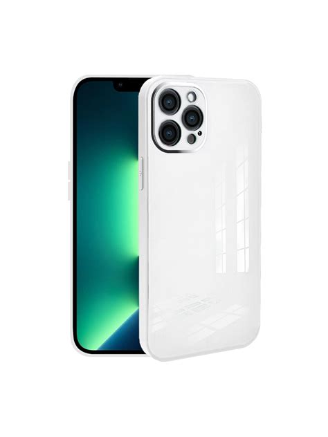 Buy Karwan White Solid Shock Proof Apple IPhone 12 Phone Back Case ...