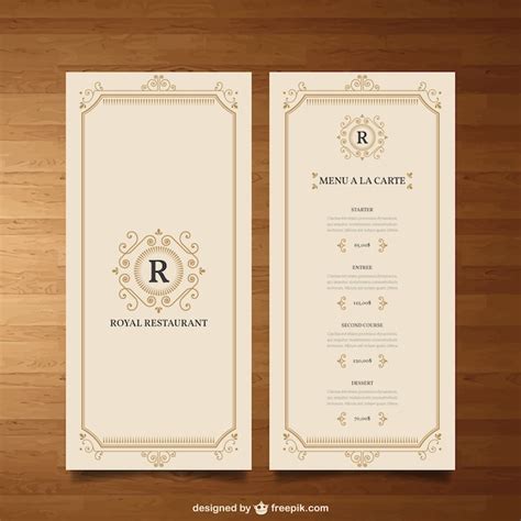 Hotel menu card Images - Free Download on Freepik