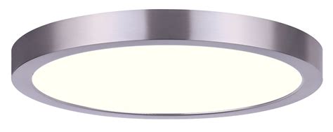 LED-ROUND-DISK Plafonnier Nickel - DL-7F-15S-BN-C | CANARM