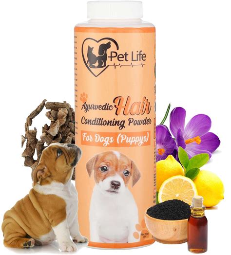 Pet Life Ayurvedic Hair Conditioning Powder for Dog (Puppy) for All ...