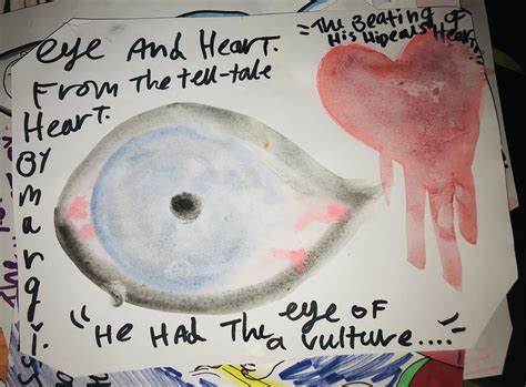 The Tell-Tale Heart: Vulture Eye and Hideous Heart by MGMillustrations ...