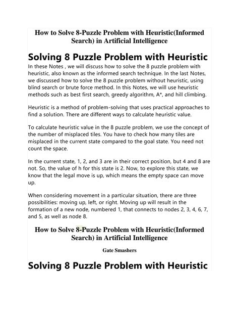Image result for 8 Puzzle Problem Heuristic Search Code