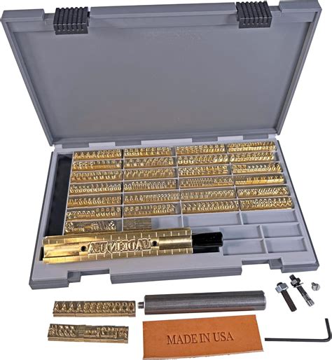 Amazon.com: Brass Stamping Letter Set for Hot Stamping Machines, 266 ...