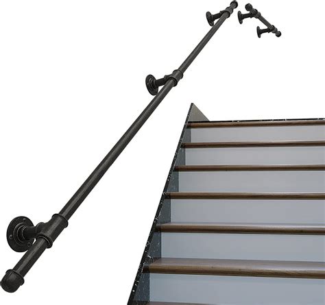SXBHDM Matte Black Industrial Pipe Handrails for Outdoor India | Ubuy