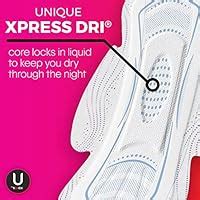 Buy U by Kotex Teen Ultra Thin Feminine Pads with Wings, Overnight ...