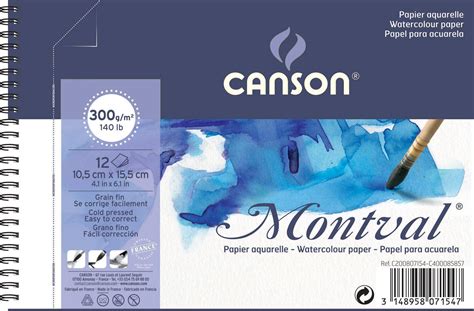 Canson Montval spir.10,5x15,5 GF 300g • Se priser