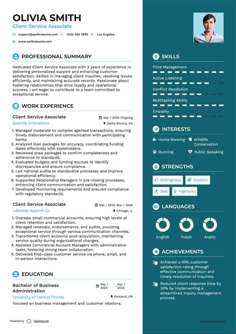 10+ Client Service Associate Resume Samples & Templates for 2025
