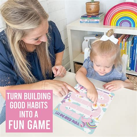 Hadley Designs Magnetic Unicorn Reward Chart for Kids - Promotes India ...