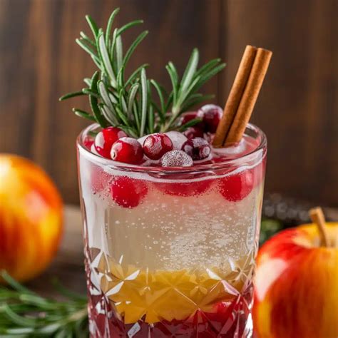 Cranberry Apple Cider Mocktail