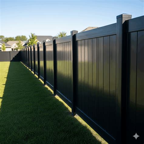 Is A Black Vinyl Fence What Your Space Needs? | AAA Fence