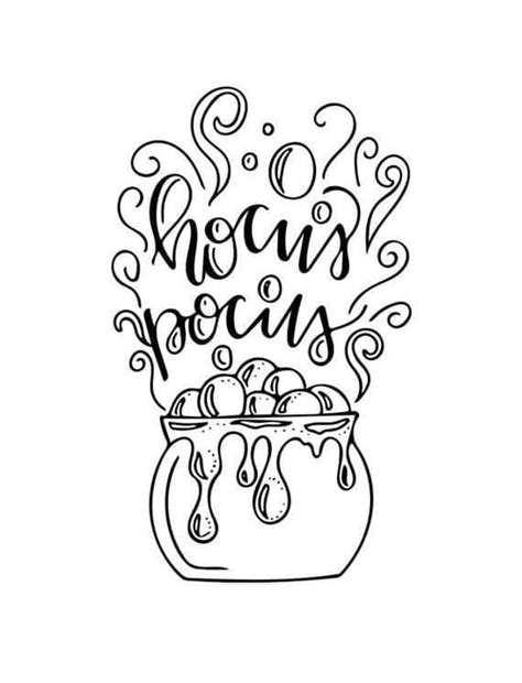 Hocus Pocus Image coloring page - Download, Print or Color Online for Free