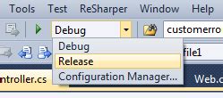 Build in Release Mode Visual Studio 的图像结果