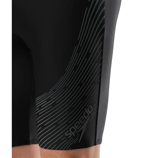 Buy Speedo Medley Logo Jammer Black-Usa-Charcoal Swimwear Online ...