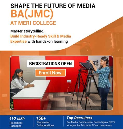 Top BA(JMC) Institute in Delhi NCR Combining theory and practice