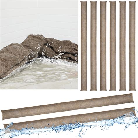 Mua Windyun 6 Pcs Water Activated Flood Barrier Driveway Reusable Water ...