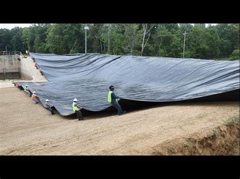 HDPE Geomembrane Pond Liner - Floating Cover Liner System Trader ...