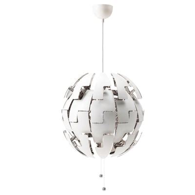 IKEA PS 2014 Pendant lamp, white, silver-colour, 52 cm - IKEA