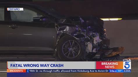 Wrong-way driver killed in crash on 60 Freeway – KTLA