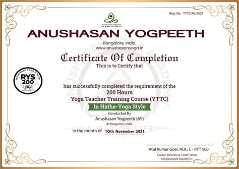 Join 200 Hour Yoga TTC Intensive - Anushasan Yogpeeth
