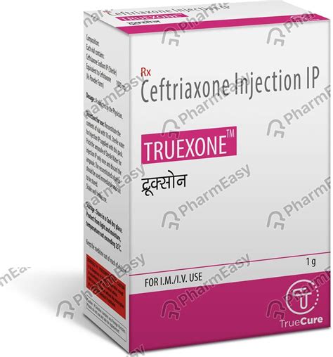Truexone 1000 MG Powder For Injection (1): Uses, Side Effects, Price ...