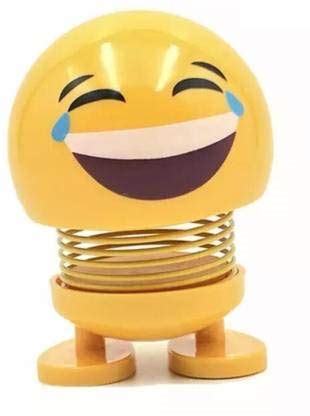 Cute Emoji Smiley Spring Emoji, Bobble Head Dolls Car Dashboard Trim ...