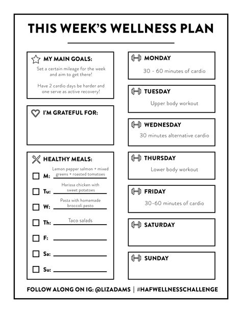 Free Printable Wellness Recovery Action Plan Template: Take Control of ...