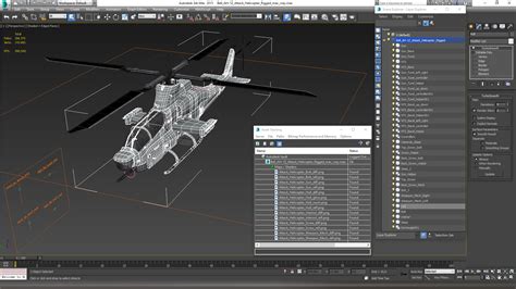 Bell AH-1Z Attack Helicopter Rigged for Maya 3D model | 3D Molier ...