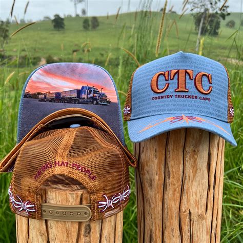 BLUE TRUCK SCROLL TRUCKER CAP – The Country Companies