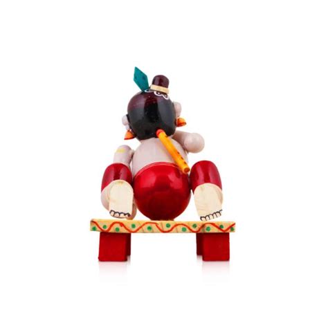 Giri - Krishna Wood Statue | Butter Krishna | Wooden Krishna Idol