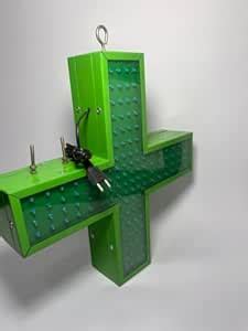 RAJDHANI LED PLAIN Medical Plus Sign Board | 1.5ft x 1.5ft | Double ...