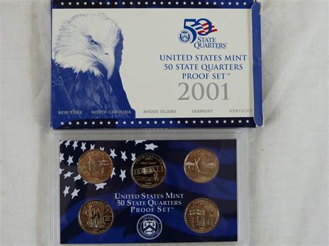 Lot # 233 2001 United States State Quarters PROOF Set - Floridas Online ...