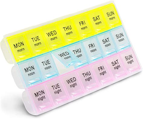 7 Day Pill Organizer Am Pm