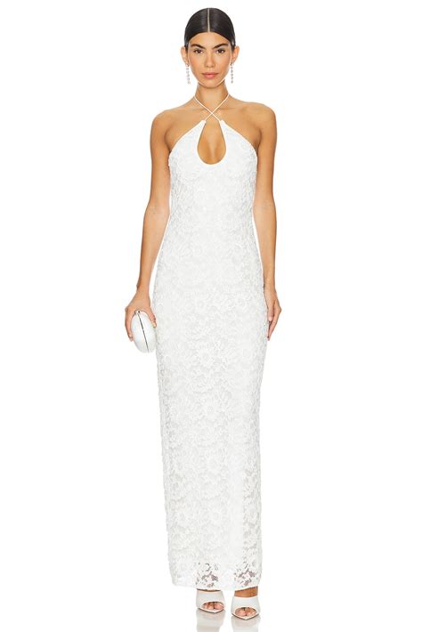 Lovers and Friends Eloise Embellished Maxi Dress in White | REVOLVE
