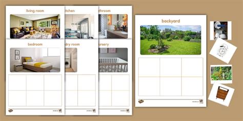 At Home Dramatic Play Photo Sorting Activity Mats
