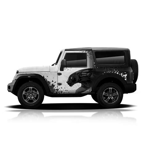 Panther Edition Graphics for Mahindra Thar | IDE One Off Edition– Focus ...