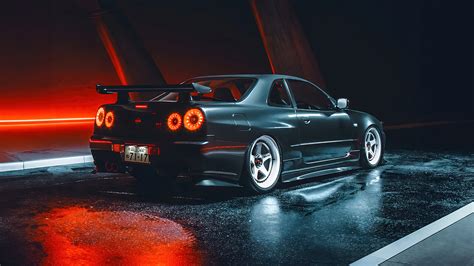 Nissan Skyline GT-R R34 Wallpaper 4K, 5K, JDM cars