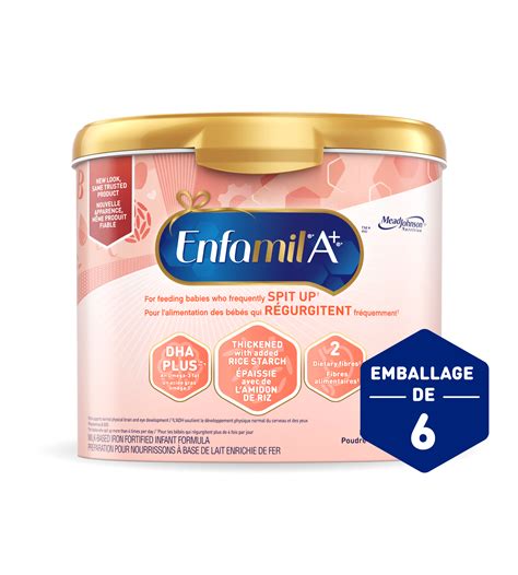 Enfamil A+ pour régurgitations fréquentes, Poudre, 629g | Enfamil A+ Canada
