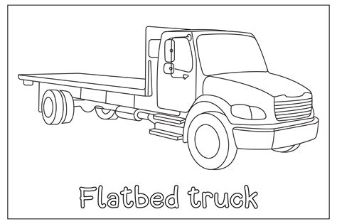 Truck Coloring Page