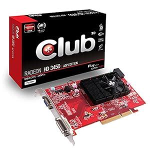 Club 3D Radeon HD3450 512 MB AGP 8X Graphics Card, CGA-3452 : Amazon.in ...