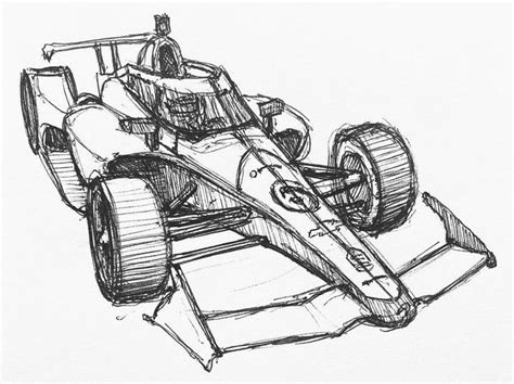 Race Cars Drawing