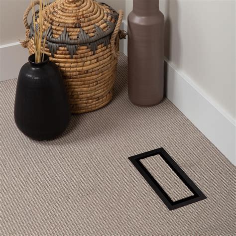 Aria Lite Framed Floor Vent, Black, 4" x 10" from FITTES | BMR