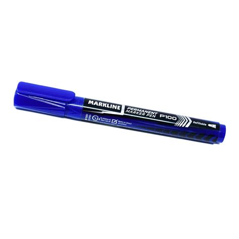 Linc Markline Permanent Marker Pen - Blue Color